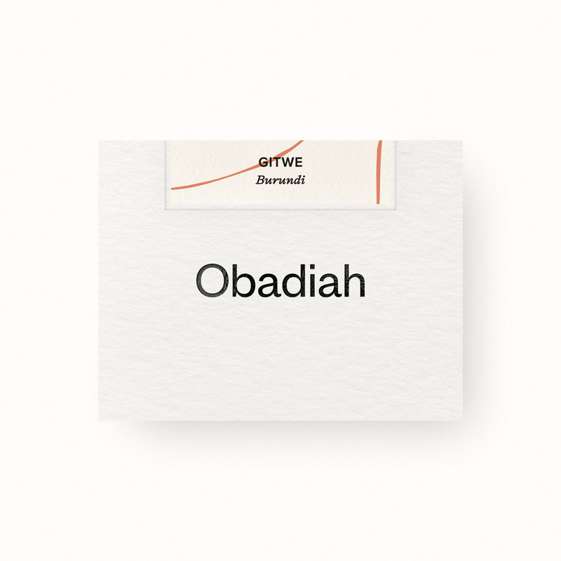 Obadiah Gitwe Washed
