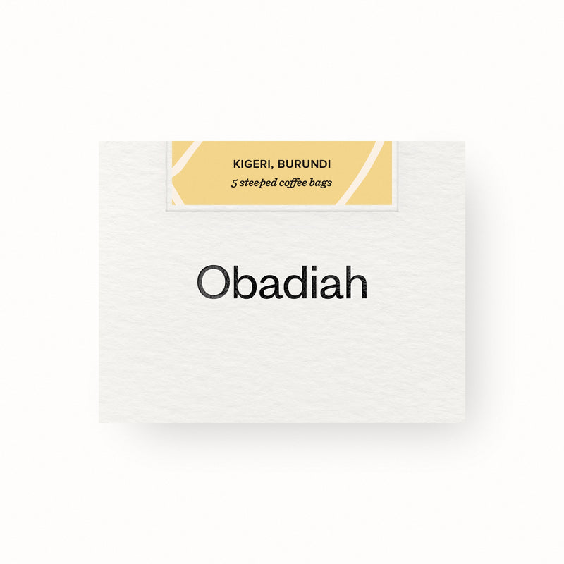 Obadiah Kigeri Steeped Coffee