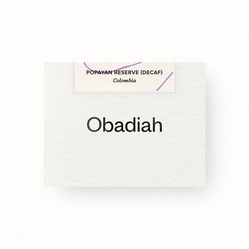 Obadiah Popayan Decaf